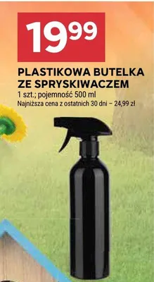 Plastikowa butelka ze spryskiwaczem promocja w Stokrotka