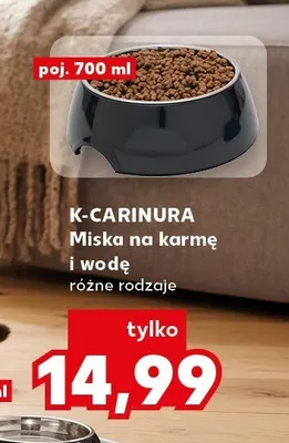 Miska na karmę i wodę K-CARINURA promocja w Kaufland