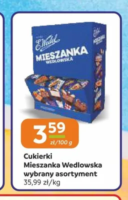 Cukierki Mieszanka Wedlowska promocja w Społem Częstochowa