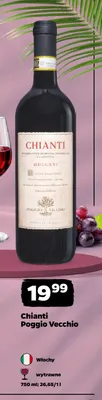 Wino czerwone Chianti Poggio Vecchio promocja w Netto