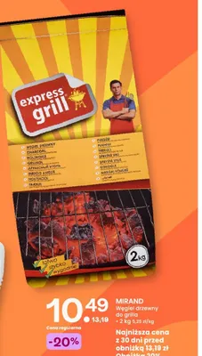 Węgiel drzewny do grilla promocja w Frisco