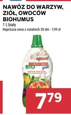 Nawóz do warzyw ziół owoców Biohumus biały promocja w Stokrotka