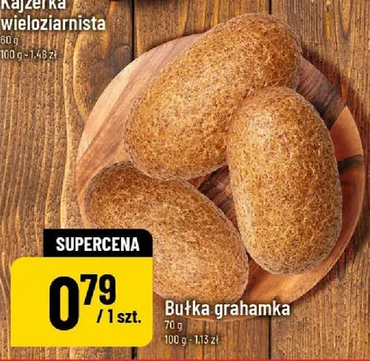 Bułka grahamka promocja w POLOmarket