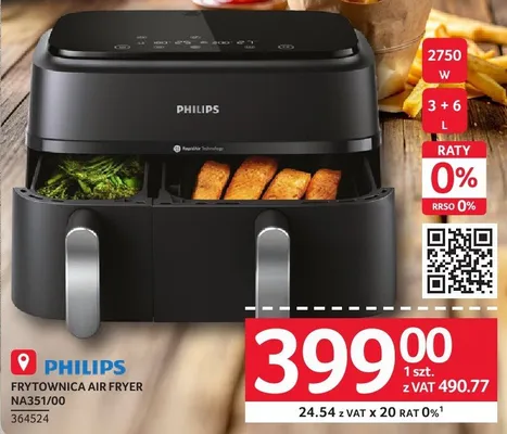 Frytownica Air Fryer NA351/00 Philips promocja w Selgros