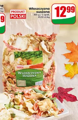 Włoszczyzna suszona promocja w Dino