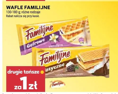 Wafle Familijne promocja w Stokrotka