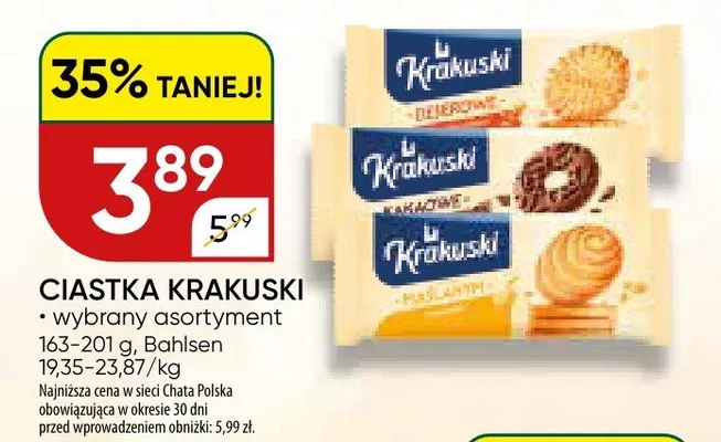 Ciastka promocja w Chata Polska