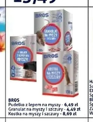 Granulat na myszy i szczury Bros promocja w Blue Stop