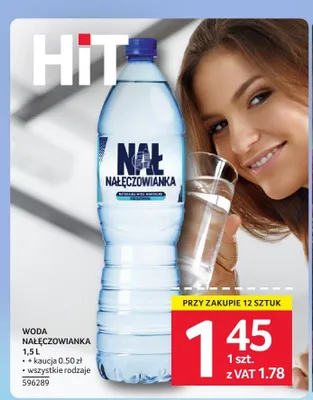 Woda mineralna Nałęczowianka promocja w Selgros