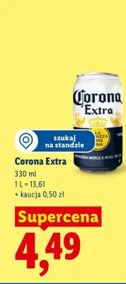 Piwo Corona Extra promocja w Lidl