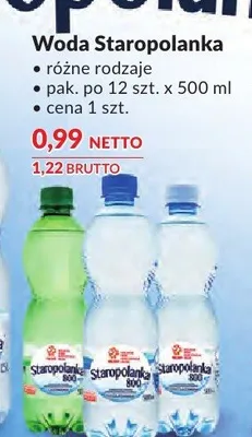 Woda Staropolanka promocja w Makro