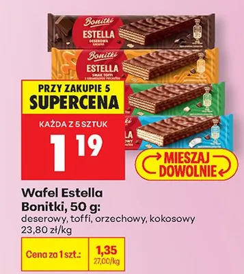 Wafel dezerowy 50g promocja w Biedronka