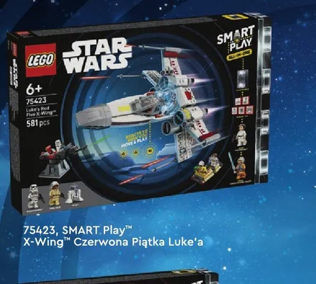 Klocki Star Wars Smart play X-wing Czerwona Piątka Luke'a 75423 promocja w Empik