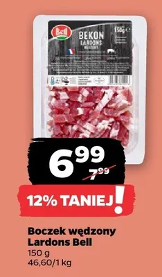 Boczek wędzony plastry 150 g promocja w Netto