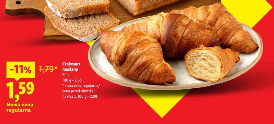 Croissant maślany promocja w Lidl