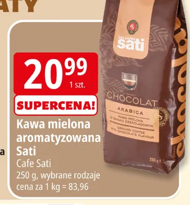 Kawa mielona aromatyzowana Sati promocja w Leclerc