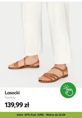 Sandały Lasocki promocja w eobuwie.pl