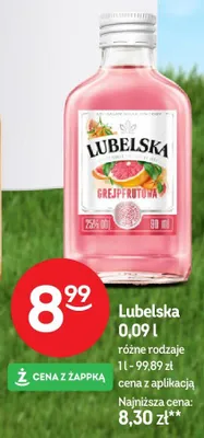 Likier Lubelska Grejpfrutowa promocja w Żabka