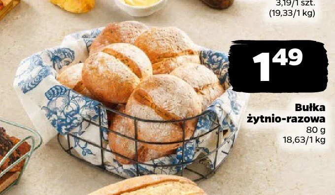 Bułka żytnio-razowa promocja w Netto