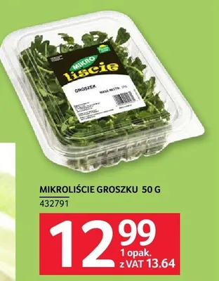 Mikroliście groszku promocja w Selgros