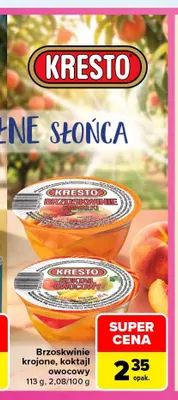 Koktajl owocowy Kresto promocja w Carrefour