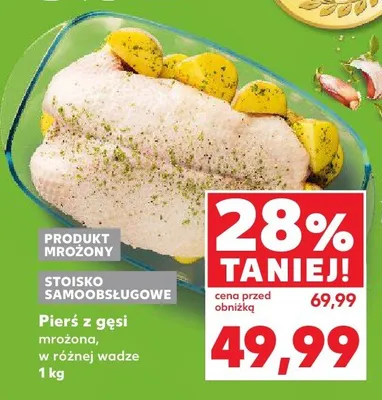 Pierś z gęsi mrożona promocja w Kaufland
