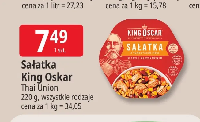 Sałatka King Oscar promocja w Leclerc