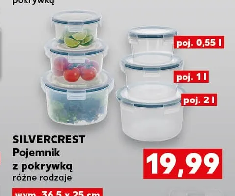 Pojemnik z pokrywką Silvercrest promocja w Kaufland