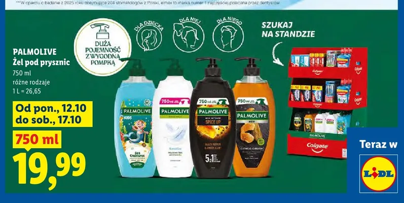 Żel pod prysznic Palmolive promocja w Lidl