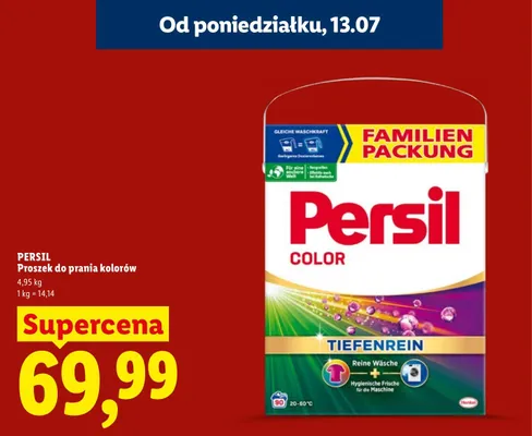 Proszek do prania kolorów Persil Color promocja w Lidl