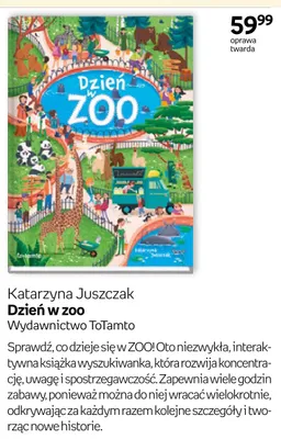 Książka Dzień w zoo promocja w Empik