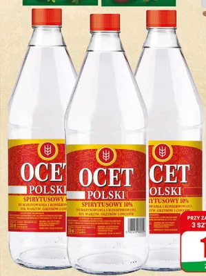 Ocet spirytusowy 10% Ocet Polski promocja w Dino