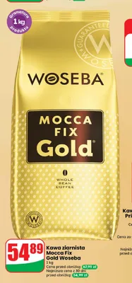 Kawa ziarnista Mocca Fix Gold Woseba promocja w Dino