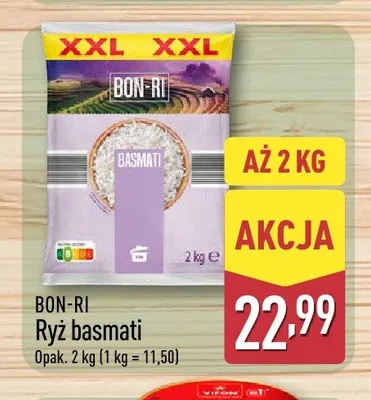 Ryż basmati Bon-Ri promocja w Aldi