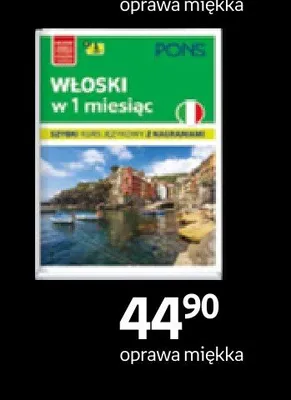 Książka Włoski w 1 miesiąc Pons promocja w Empik