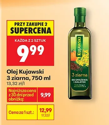 Olej Kujawski 3 ziarna promocja w Biedronka
