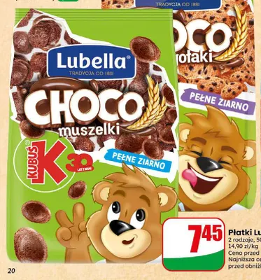 Płatki Lubella promocja w Dino