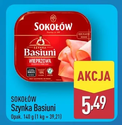 Szynka Basiuni wieprzowa promocja w Aldi