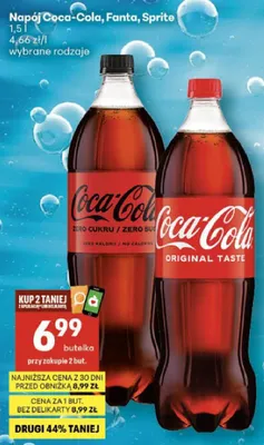 Napój Coca-Cola Original Taste promocja w Delikatesy Centrum