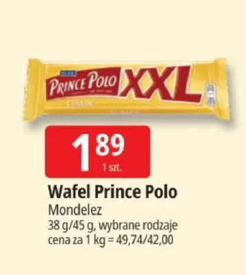 Wafel Prince Polo XXL Mondelez promocja w Leclerc