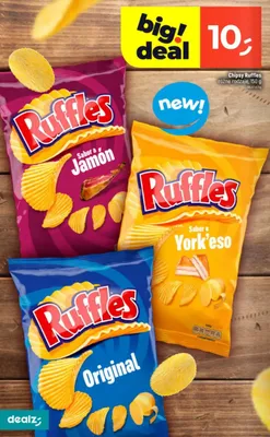 Chipsy Ruffles Original promocja w Dealz