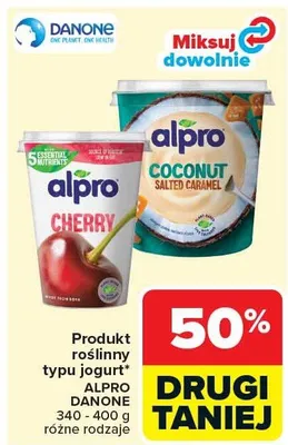 Produkt roślinny typu jogurt różne rodzaje promocja w Carrefour