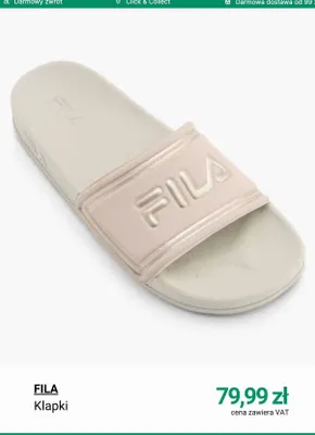 Klapki FILA promocja w Deichmann