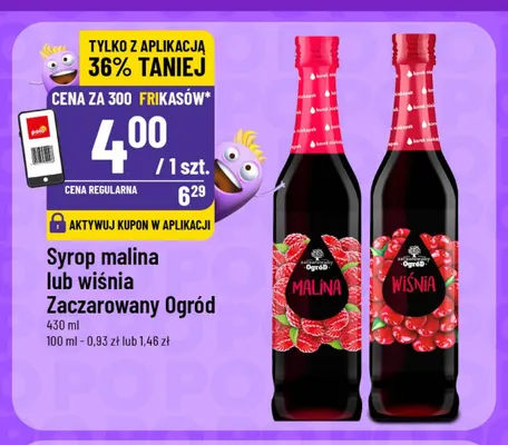 Syrop wiśnia Zaczarowany Ogród promocja w POLOmarket