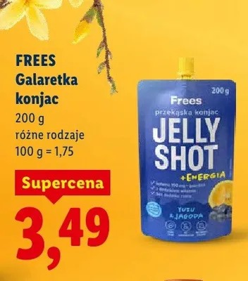 Galaretka konjac różne rodzaje promocja w Lidl
