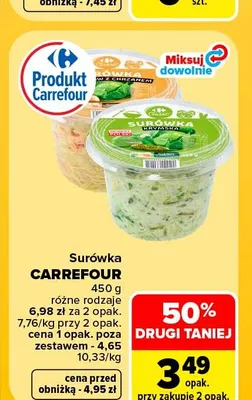 Surówka z chrzanem Carrefour promocja w Carrefour
