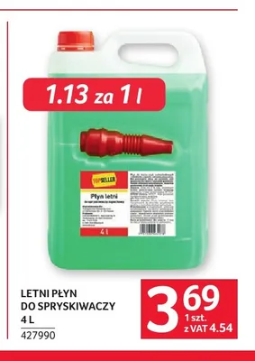 Letni płyn do spryskiwaczy Topseller promocja w Selgros