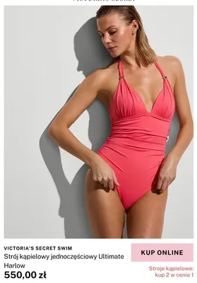 Strój kąpielowy jednoczęściowy Victoria's Secret Ultimate Harlow promocja w Victoria's Secret