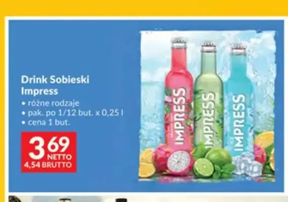 Drink Sobieski Impress promocja w Makro