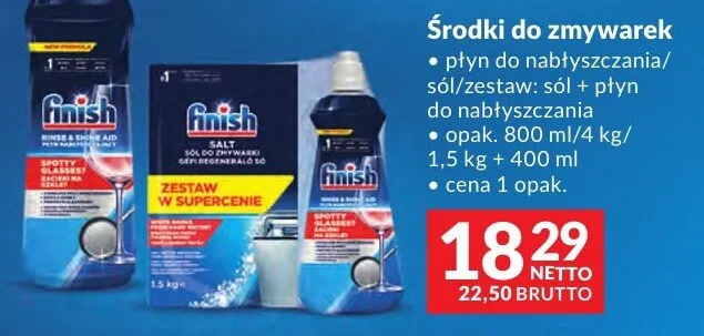 Środki do zmywarek Finish promocja w Makro